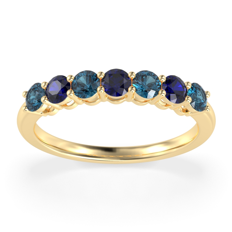 Classic Prong Set Round Stana Band