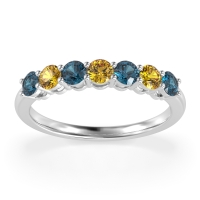 Classic Prong Set Round Stana Band