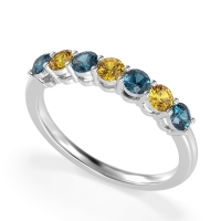 Classic Prong Set Round Stana Band