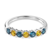 Classic Prong Set Round Stana Band