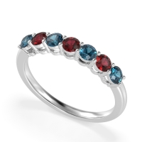 Classic Prong Set Round Stana Band