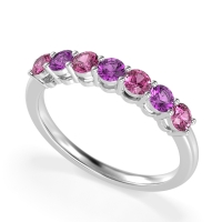 Classic Prong Set Round Stana Band