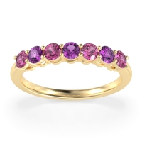 Classic Prong Set Round Stana Band