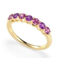 Classic Prong Set Round Stana Band