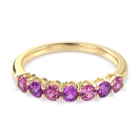 Classic Prong Set Round Stana Band