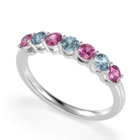 Classic Prong Set Round Stana Band