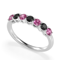 Classic Prong Set Round Stana Band