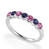 Classic Prong Set Round Stana Band