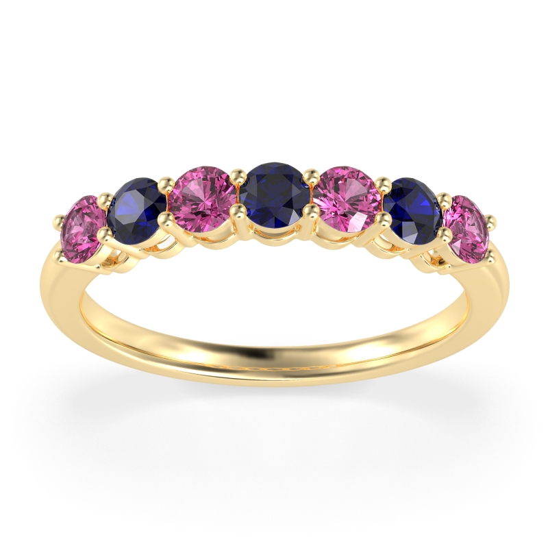 Classic Prong Set Round Stana Band