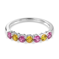 Classic Prong Set Round Stana Band