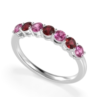 Classic Prong Set Round Stana Band