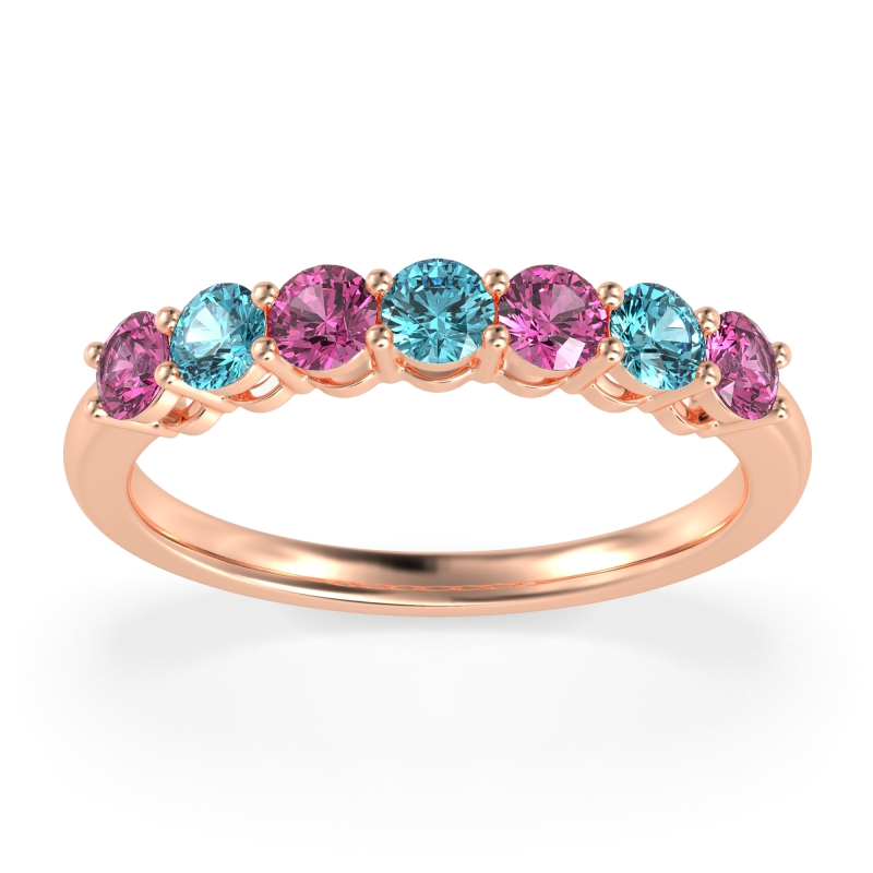 Classic Prong Set Round Stana Band