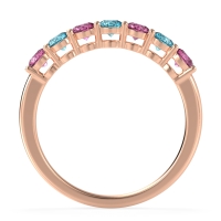 Classic Prong Set Round Stana Band