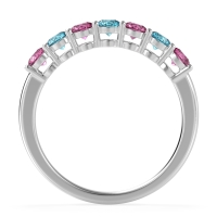 Classic Prong Set Round Stana Band