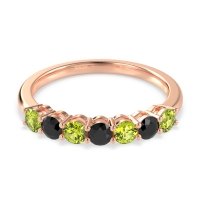 Classic Prong Set Round Stana Band