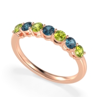 Classic Prong Set Round Stana Band