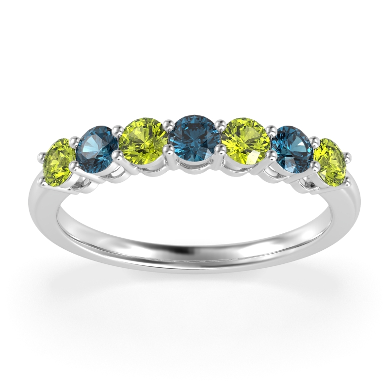 Classic Prong Set Round Stana Band