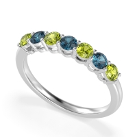 Classic Prong Set Round Stana Band