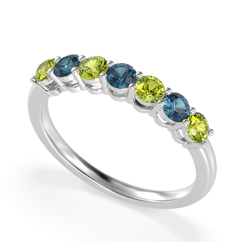 Classic Prong Set Round Stana Band