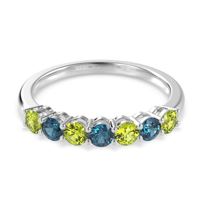 Classic Prong Set Round Stana Band