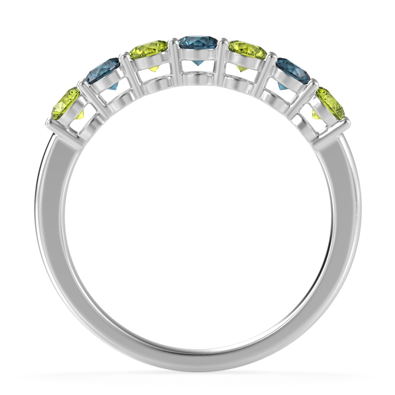 Classic Prong Set Round Stana Band