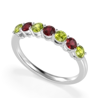 Classic Prong Set Round Stana Band