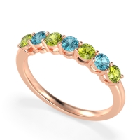 Classic Prong Set Round Stana Band