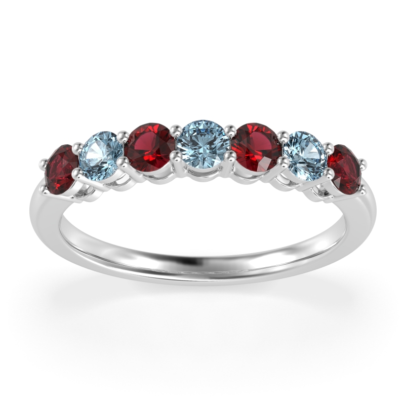 Classic Prong Set Round Stana Band