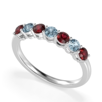 Classic Prong Set Round Stana Band