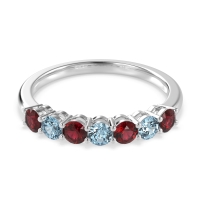 Classic Prong Set Round Stana Band