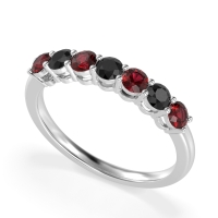 Classic Prong Set Round Stana Band