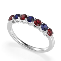 Classic Prong Set Round Stana Band