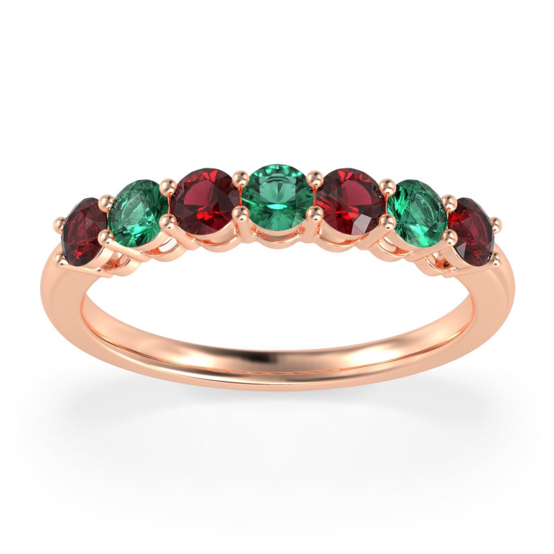 Classic Prong Set Round Stana Band