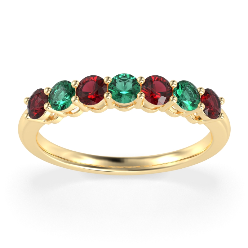 Classic Prong Set Round Stana Band