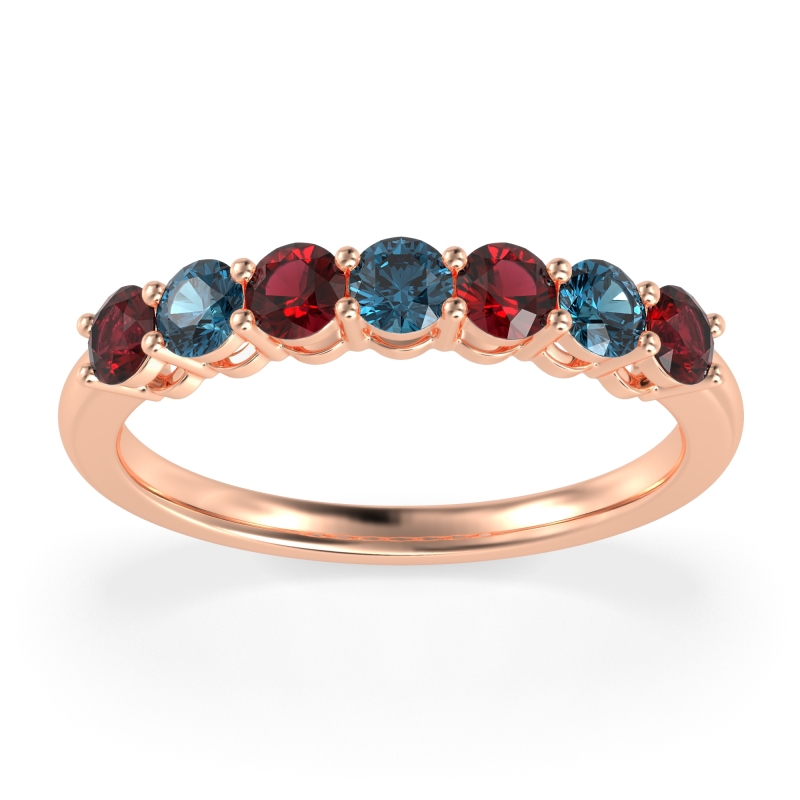 Classic Prong Set Round Stana Band