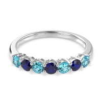 Classic Prong Set Round Stana Band