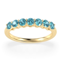 Classic Prong Set Round Stana Band