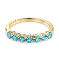 Classic Prong Set Round Stana Band