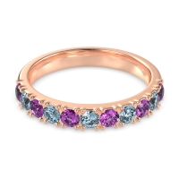 Half Eternity Classic Prong Set Udara Band