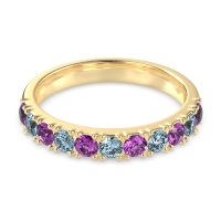 Half Eternity Classic Prong Set Udara Band