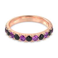 Half Eternity Classic Prong Set Udara Band