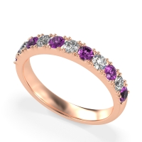 Half Eternity Classic Prong Set Udara Band