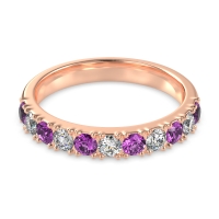 Half Eternity Classic Prong Set Udara Band