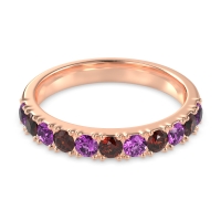 Half Eternity Classic Prong Set Udara Band