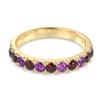 Half Eternity Classic Prong Set Udara Band