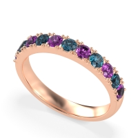 Half Eternity Classic Prong Set Udara Band