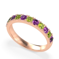 Half Eternity Classic Prong Set Udara Band