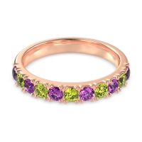 Half Eternity Classic Prong Set Udara Band
