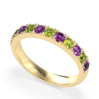 Half Eternity Classic Prong Set Udara Band