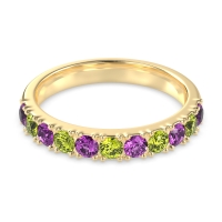 Half Eternity Classic Prong Set Udara Band